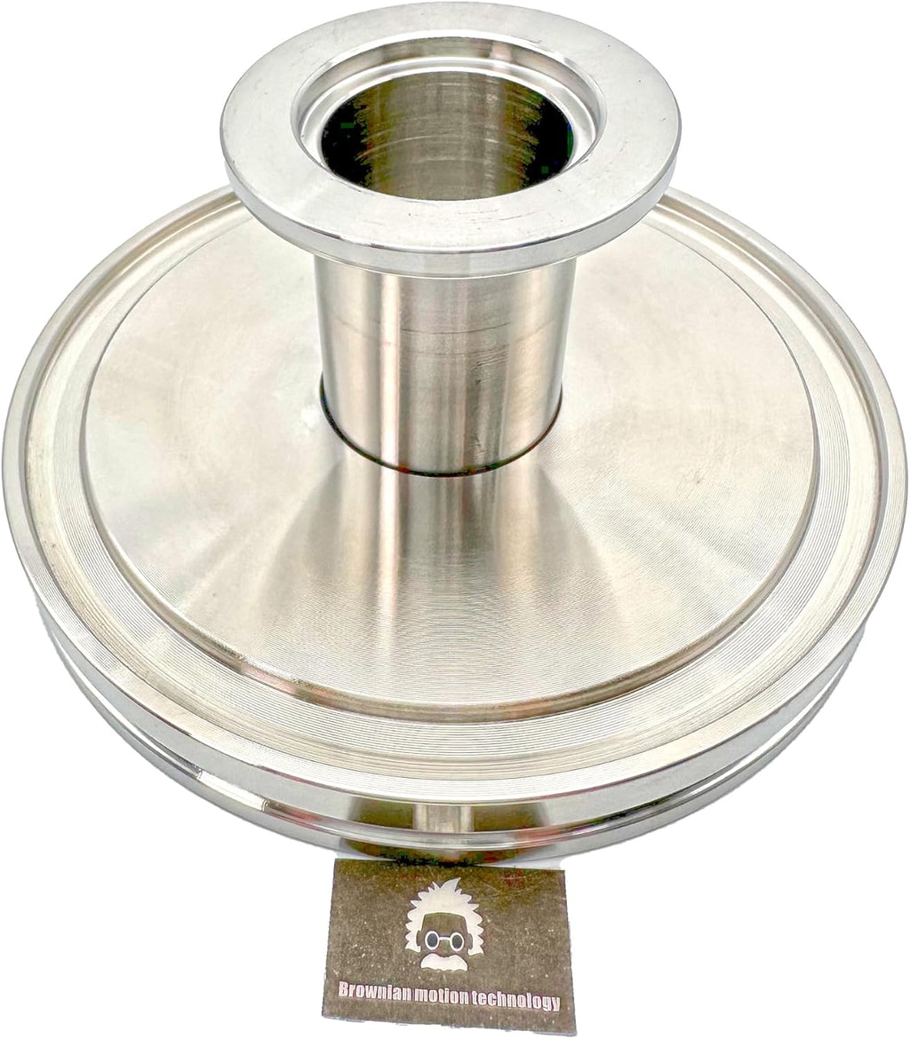 ISO-K 63 flange to KF25 flange, Made of stainless steel