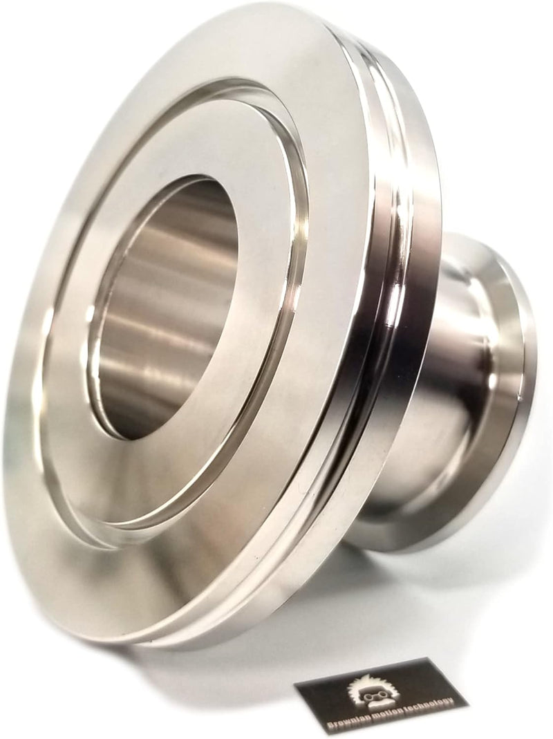 ISO-K 63 flange to KF50 flange, Made of stainless steel