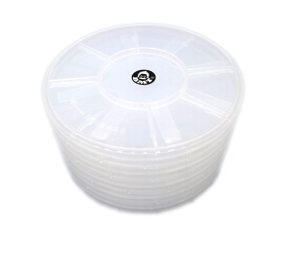 Single wafer carrier, for 6 inches or 150mm circular wafer, substrate, Screw on lids