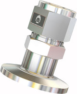 1/2" double ferrule compression fitting to KF25 flange adapter