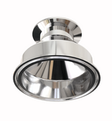 4" tri-clamp to KF50 flange, SS304 adapter