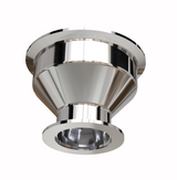 4" tri-clamp to KF50 flange, SS304 adapter