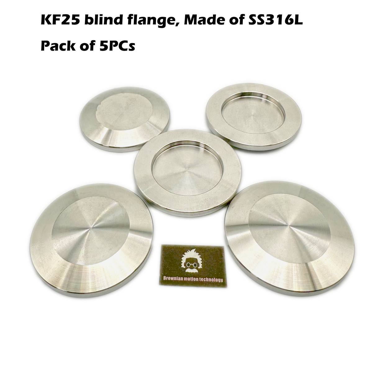 KF25 Blank flange blank Cap, SS316L