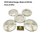 KF25 Blank flange blank Cap, SS316L