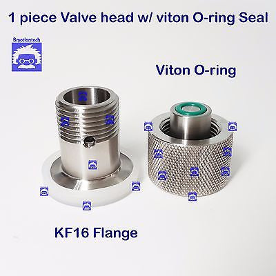 KF16 flange stainless steel vacuum vent valve or relief valve chamber venting
