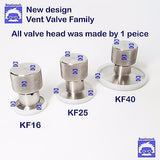 KF16 flange stainless steel vacuum vent valve or relief valve chamber venting