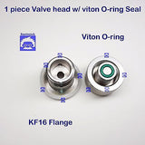 KF16 flange stainless steel vacuum vent valve or relief valve chamber venting
