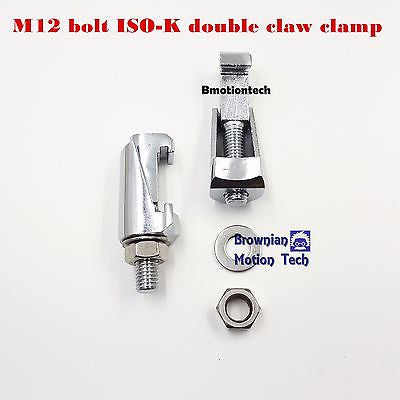 Double claw clamp for ISO-K 63-250 flange M12 BOLT, made of SS304, Pack of 4pcs
