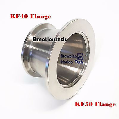 KF50 TO KF40, CONICAL REDUCER, STAINLESS STEEL