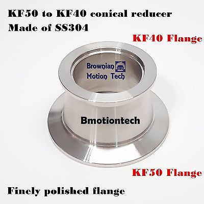 KF50 TO KF40, CONICAL REDUCER, STAINLESS STEEL