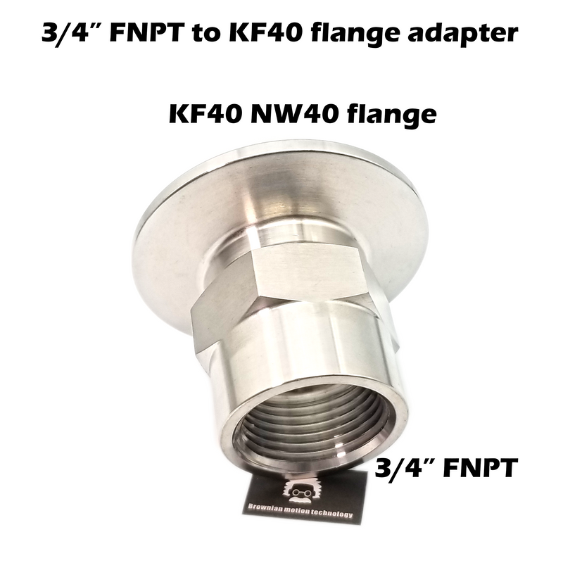 3/4" FNPT X KF40 Flange