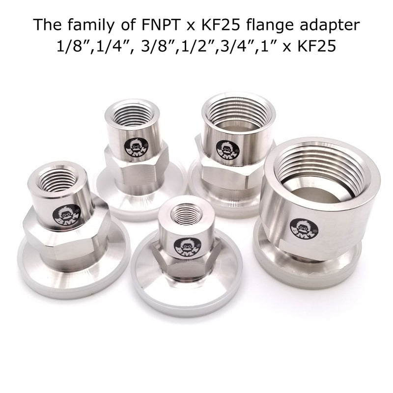 1/4"  FNPT X KF25 flange