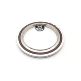 ISO-K ISO-F LF 63 flange vacuum centering ring, inner SS304 outer Al O-ring viton