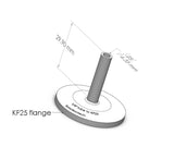 1/4" OD Gas Tube x KF25 flange