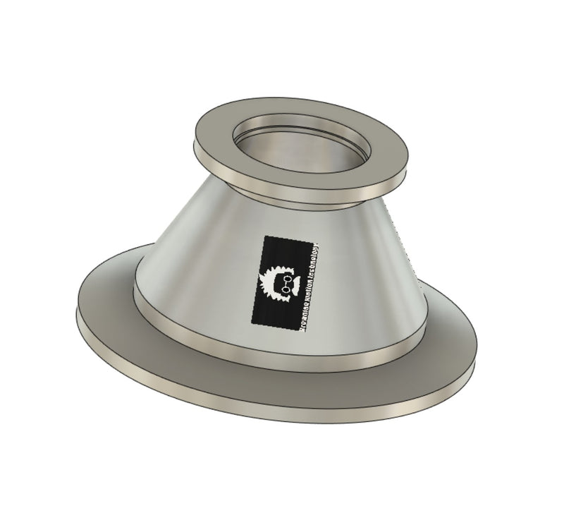 KF50 TO KF25, CONICAL REDUCER, STAINLESS STEEL